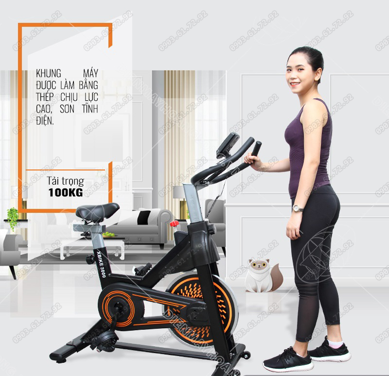 xe đạp tập thể dục tại chỗ xbike 3000
